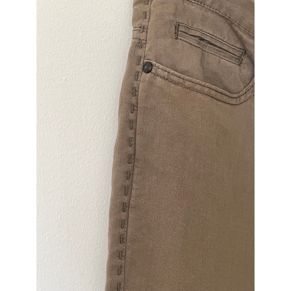 John Varvatos linen/cotton slacks with dash stripe